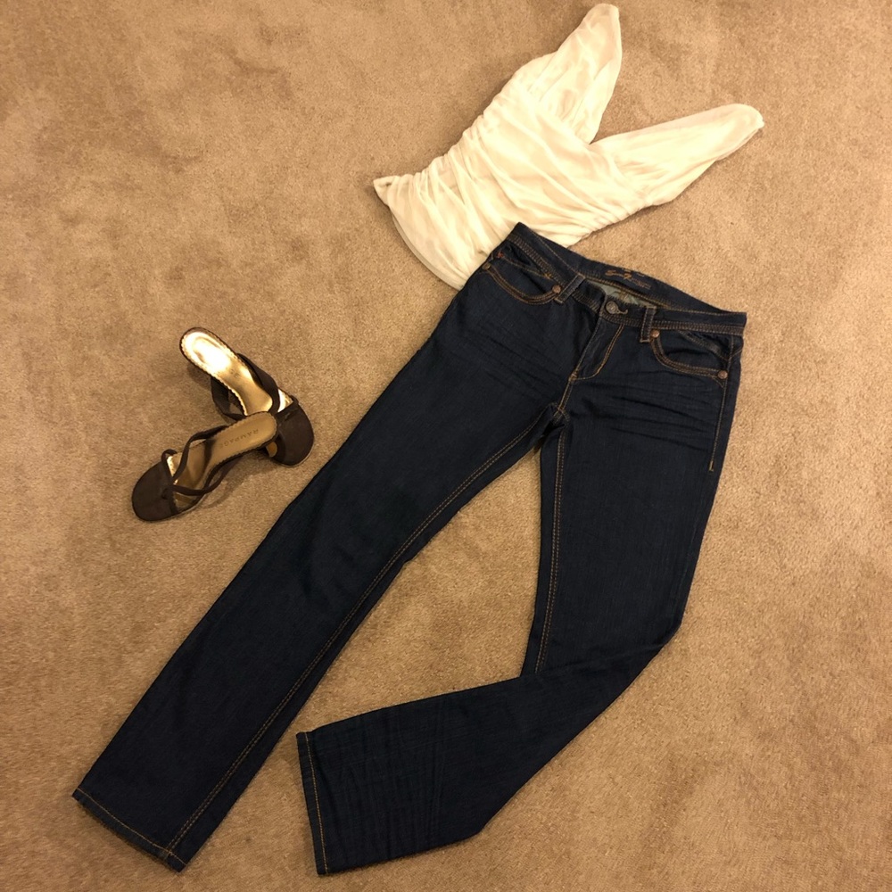 NWOT Seven7 Straight Leg Dark Wash Jeans Size 29